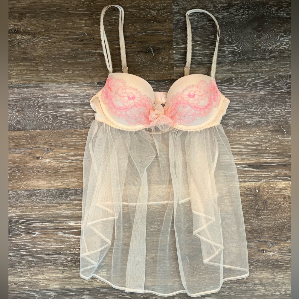 Victoria’s Secret Babydoll Lingerie 36B